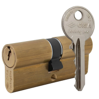 Циліндр латунь матова CISA LL 08010 90 (45*45)