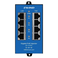 Інжектор PoE 4-портовий Ewind EW-PSE304CG