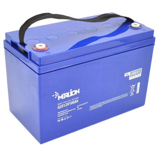 Свинцево-кислотна акумуляторна батарея MERLION ORBUS GLO12V100Ah