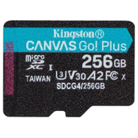 Модуль флеш-пам'яті KINGSTON 256GB microSDXC Canvas Go Plus Gen4 200R