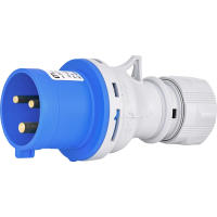 Вилка кабельна ЕТІ EV-3232 IP44 32A 230V 2P+PE
