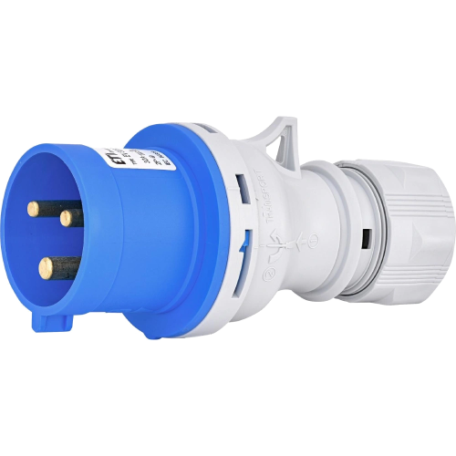 Вилка кабельна ЕТІ EV-3232 IP44 32A 230V 2P+PE
