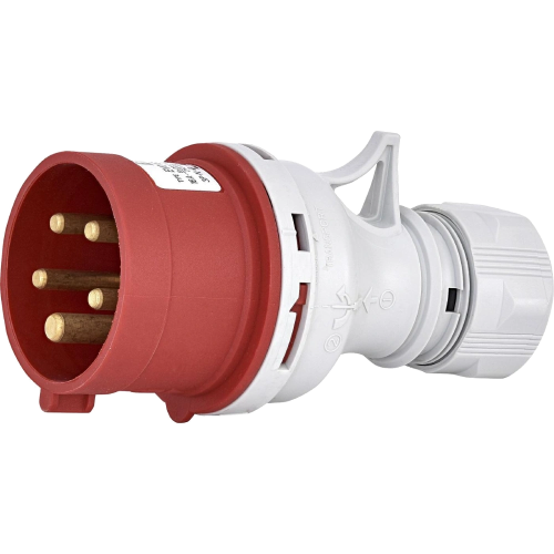 Вилка кабельна ЕТІ EV-3253 IP44 32A 400V 3P+N+PE