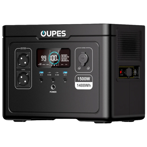 Портативна зарядна станція OUPES S015 1500Вт LiFePO4 1488Вт•г