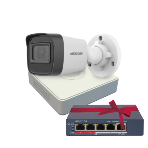 Комплект Hikvision DS-2CD1041G0-I 4МП (2.8мм)