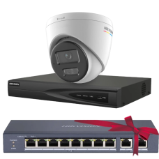 Комплект Hikvision DS-2CD1347G2H-LIUF 4МП (4мм)