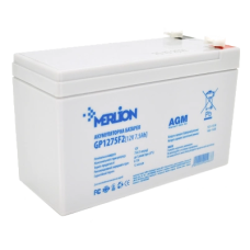 Акумуляторна батарея MERLION AGM GP1275F2 12В 7,5А•г