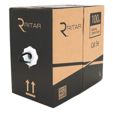 Кабель Ritar зовнішній КНП UTP CCA (4*2*0.5) 4p 24 AWG ПЕ (100м)