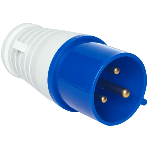Вилка переносна UEA 023 32А 220В 2Р+Е IP44