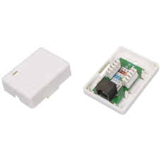 Розетка комп'ютерна одинарна EServer 1хRJ45 UTP CAT5e