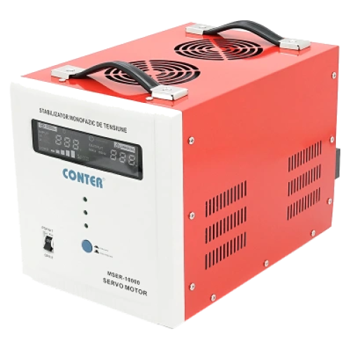 Стабілізатор напруги Conter MSER 10000 VA-V2/7500W однофазний сервопривід