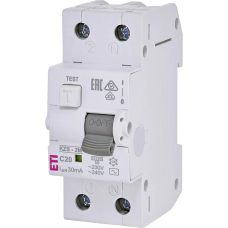 Дифавтомат ЕТІ KZS-2M C 20/0.03 10kA