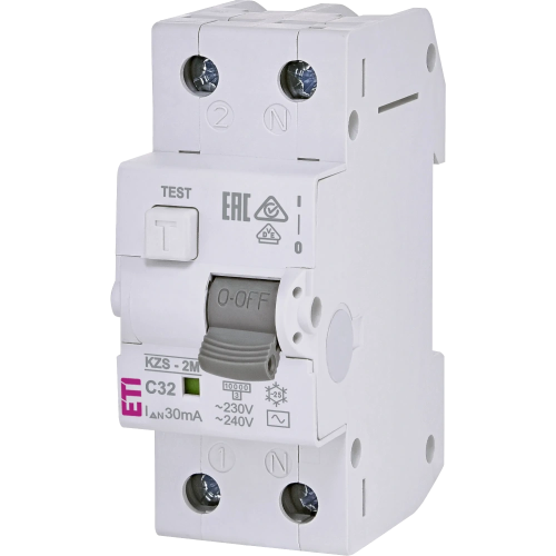 Дифавтомат ЕТІ KZS-2M C 32/0.03 10kA