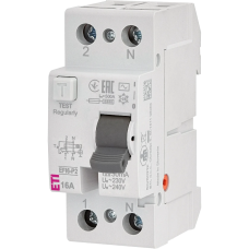 Реле диференційне (ПЗВ) ЕТІ 2р EFI6-P2 16/0,03 тип AC (6kA)