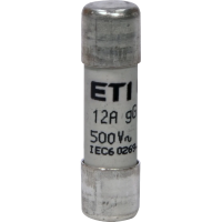 Запобіжник ETI CH10x38 gG 12A 500V