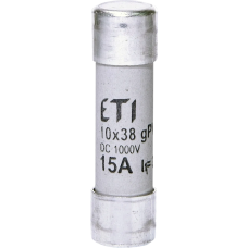 Запобіжник ETI CH10x38 gPV 15A 1000V