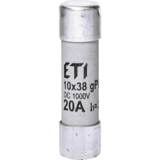 Запобіжник ETI CH10x38 gPV 20A 1000V