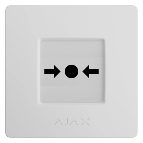 Сповіщувач Ajax Manual Call Point (White) (8EU) ASP ручний бездротовий