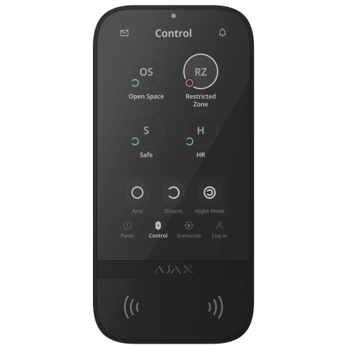 Superior KeyPad TouchScreen G3 Jeweller black Клавіатура
