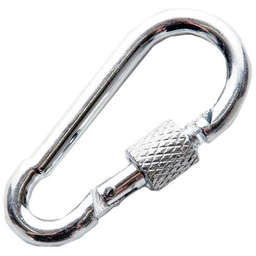 Карабін із замком APRO М11х120 мм оц. (5 шт.)