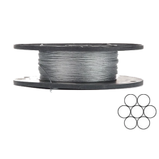 Трос оцинкований APRO 1мм DIN 3052 (1x7) бухта 200м