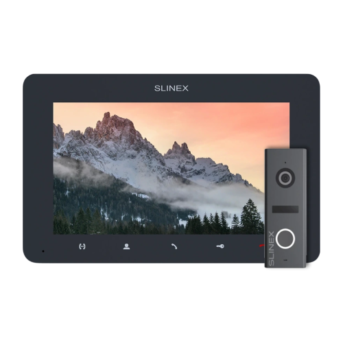 Комплект відеодомофона Slinex SM-07MN Graphite + ML-17HD Graphite