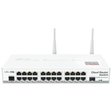24-портовий керований Cloud комутатор з Wi-Fi MikroTik CRS125-24G-1S-2HnD-IN