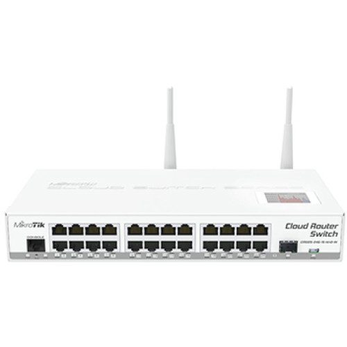 24-портовий керований Cloud комутатор з Wi-Fi MikroTik CRS125-24G-1S-2HnD-IN