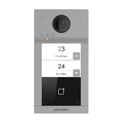 2 Мп IP виклична панель на 2 абонента c ІЧ підсвічуванням і Wi-Fi DS-KV8213-WME1(B)