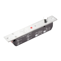 Замок ригельний Yli Electronic YB-700B(LED) врізний для системи контролю доступу