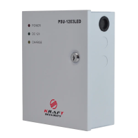 Блок безперебійного живлення Kraft PSU-1203LED 12В 3А