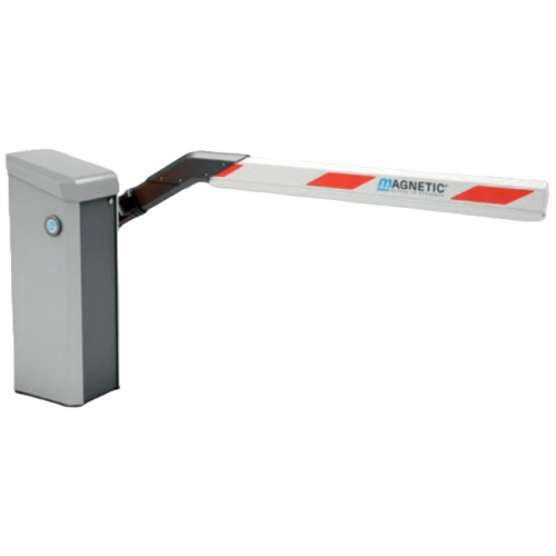 Шлагбаум Magnetic без стріли (правий проїзд) білий алюміній PARKING PRO-RA00020