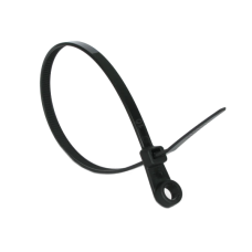 кабельна з кільцем 3,6х150 біла(100шт) Стяжка Ziplex