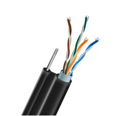 FTP CAT5E 0.5 CU зовнішній (LDPE) з самонесучим дротом Кабель TRINIX