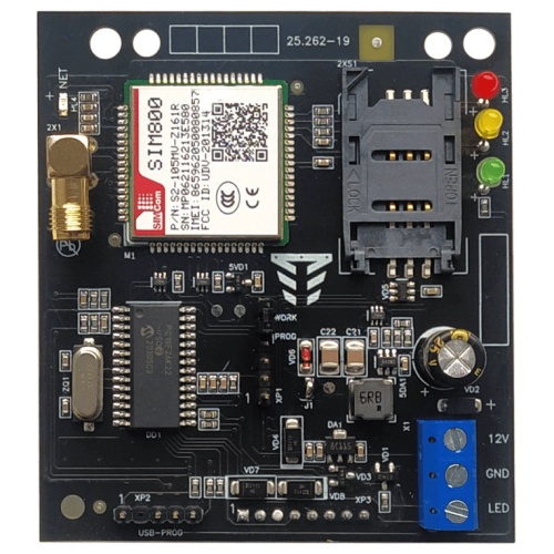 Модуль цифрового GSM-автодозвону Тірас Tiras МЦА-GSM SIM900