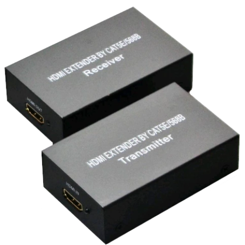 Комплект-передавач + приймач HDMI-LAN 60 м