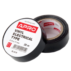 Iзоляцiйна стрiчка чорна APRO 0.14х17 мм 20 м