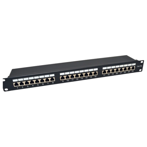 Патч-панель 19″ 24xRJ-45 FTP кат. 5e
