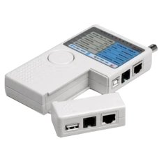Тестер кабелю RJ-45, RJ-12,USB, BNC Hypernet RX-1000