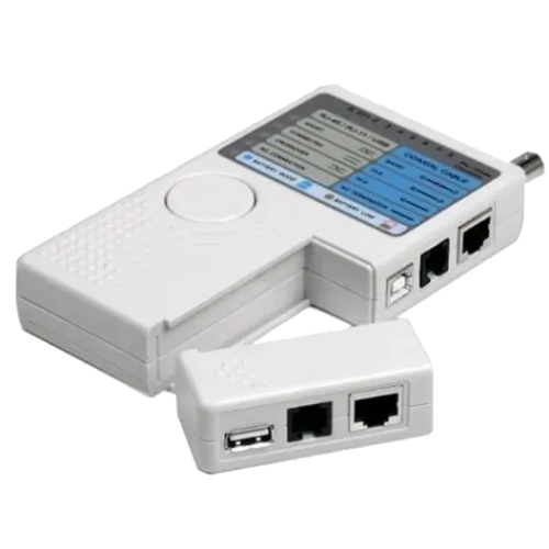 Тестер кабелю RJ-45, RJ-12,USB, BNC Hypernet RX-1000