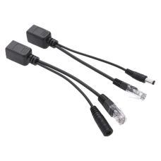 POE інжектор 802.3at (30Вт), Black, OEM Q50 пасивний (пара)
