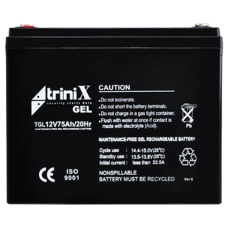 Акумулятор гелевий 12В 75А•год Trinix TGL12V75Ah/20Hr