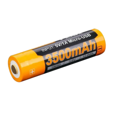 Акумулятор 18650 3500 mAh micro usb зарядка Fenix ARB-L18-3500U