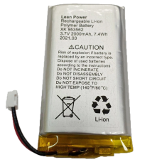 Акумулятор двопіновий Ajax Hub, Hub Plus, Hub 2, Rex 3,7V 2000mAh 7.4Wh (XK-953562)