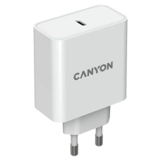 Мережевий зарядний пристрiй Canyon H-65 white (GAN 65W)