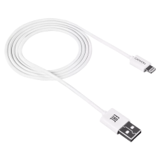 Кабель Canyon CFI1W white (Lightning - USB-A) 1м
