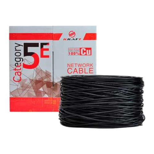 Кабель біметал зовнішній 305 м KRAFT UTP CAT5E 0.5 CCA