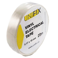 Iзоляцiйна стрiчка бiла 0.17х18 мм 20 м UNIFIX ETU-20W