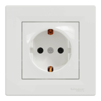 Розетка одинарна із заземленням Schneider Electric ASFORA EPH2900121