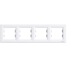 Рамка 4-місна горизонтальна біла Schneider Electric ASFORA EPH5800421